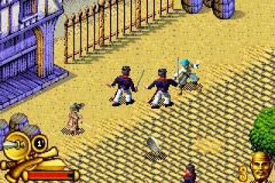 Screen ze hry Pirates of the Caribbean: The Curse of the Black Pearl