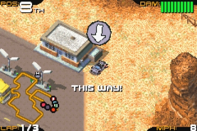 Screen ze hry Racing Gears Advance