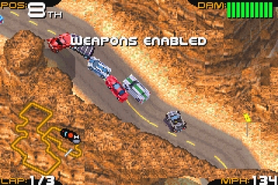 Screen ze hry Racing Gears Advance