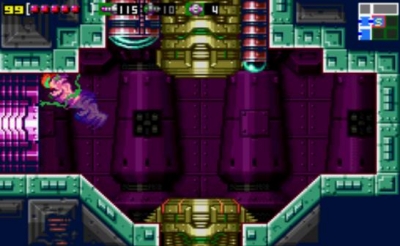 Screen ze hry Metroid: Zero Mission
