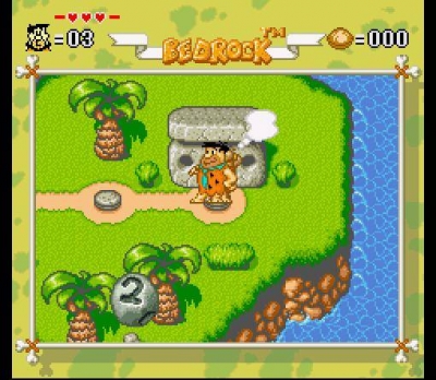 Screen ze hry The Flintstones: The Treasure of Sierra Madrock