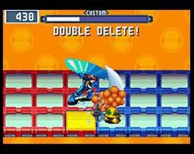 Screen ze hry Mega Man: Battle Chip Challenge