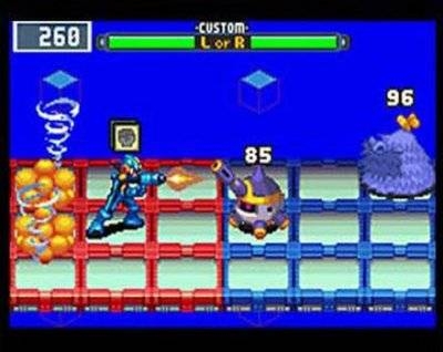 Screen ze hry Mega Man: Battle Chip Challenge
