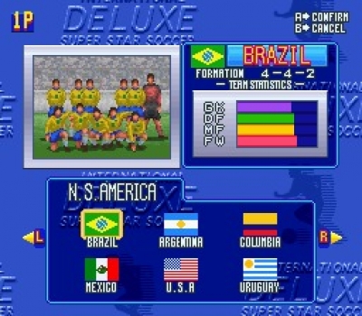 Screen ze hry International Superstar Soccer Deluxe