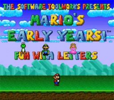 Screen ze hry Mario�s Early Years: Fun with Letters