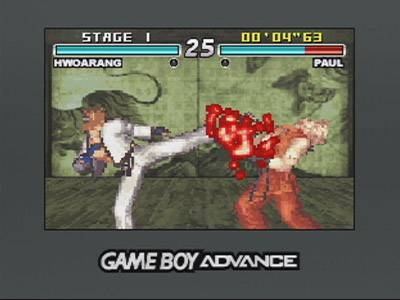 Screen ze hry Tekken Advance