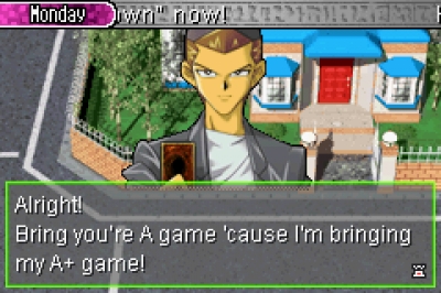 Screen ze hry Yu-Gi-Oh! 7 Trials to Glory: World Championship Tournament 2005