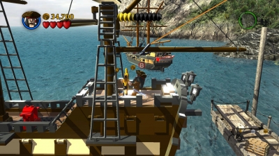 Screen ze hry LEGO Pirates of the Caribbean: The Video Game