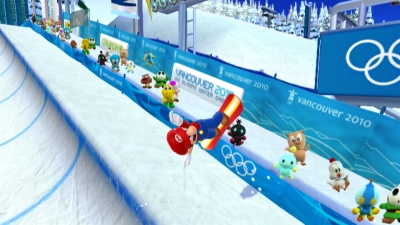 Artwork ke hře Mario & Sonic at the Olympic Winter Games