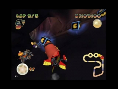 Screen ze hry Pac-Man World Rally