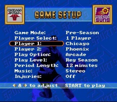 Screen ze hry NBA Showdown