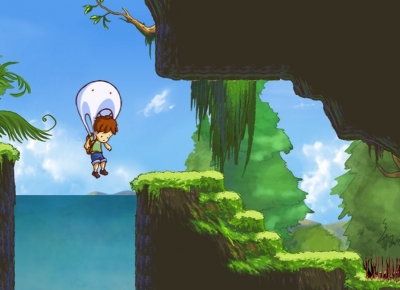 Screen ze hry A Boy and His Blob