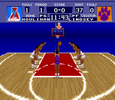 Screen ze hry NCAA Basketball