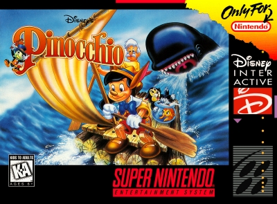 Obal hry Pinocchio
