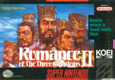 Obal hry Romance of the Three Kingdoms II