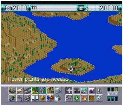 Screen ze hry SimCity 2000