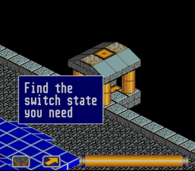 Screen ze hry Spindizzy Worlds