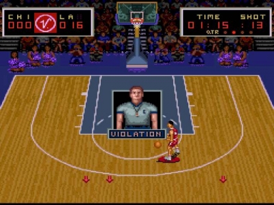 Screen ze hry Super Slam Dunk