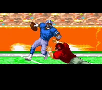 Screen ze hry Tecmo Super Bowl