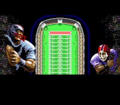 Screen ze hry Tecmo Super Bowl