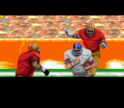 Screen ze hry Tecmo Super Bowl