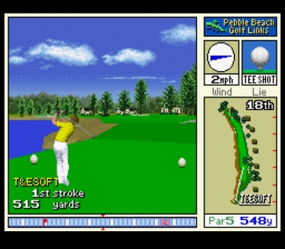 Screen ze hry True Golf Classics: Pebble Beach Golf Links