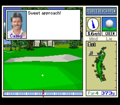 Screen ze hry True Golf Classics: Pebble Beach Golf Links