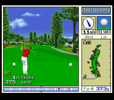 Screen ze hry True Golf Classics: Pebble Beach Golf Links