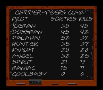 Screen ze hry Wing Commander: The Secret Missions