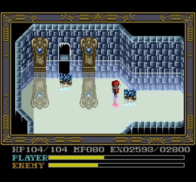 Screen ze hry Ys IV: Mask of the Sun