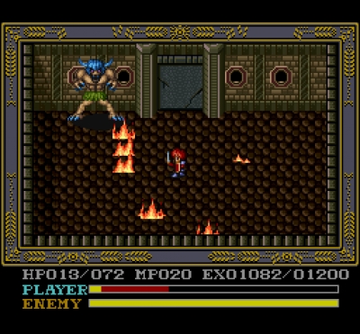 Screen ze hry Ys IV: Mask of the Sun