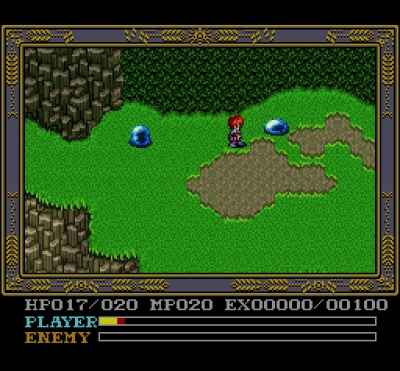 Screen ze hry Ys IV: Mask of the Sun