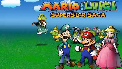 Artwork ke he Mario & Luigi: Superstar Saga