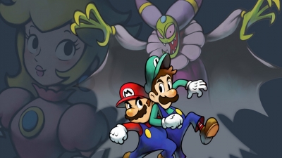 Artwork ke he Mario & Luigi: Superstar Saga