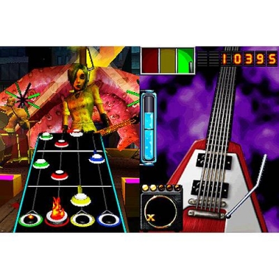 Screen ze hry Guitar Hero: On Tour