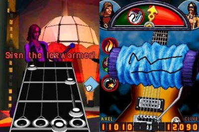 Screen ze hry Guitar Hero On Tour: Decades
