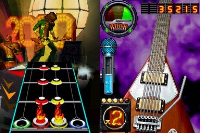 Screen ze hry Guitar Hero On Tour: Decades