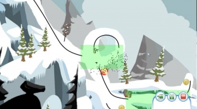 Screen ze hry Line Rider 2: Unbound