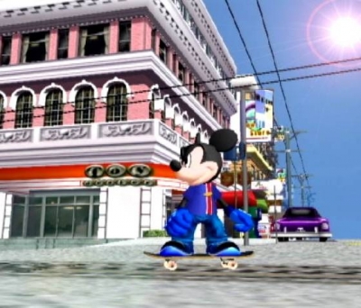 Screen ze hry Disney Sports: Skateboarding