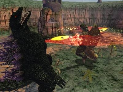 Screen ze hry Godzilla: Destroy All Monsters Melee
