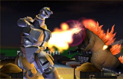 Screen ze hry Godzilla: Destroy All Monsters Melee