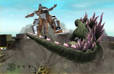 Screen ze hry Godzilla: Destroy All Monsters Melee