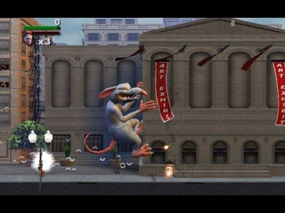 Screen ze hry Rampage: Total Destruction