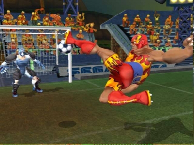 Screen ze hry Sega Soccer Slam
