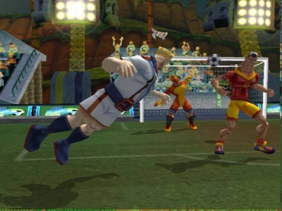 Screen ze hry Sega Soccer Slam