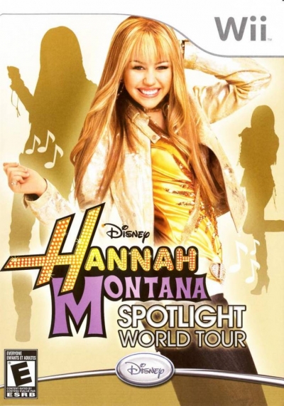 Artwork ke hře Hannah Montana: Spotlight World Tour