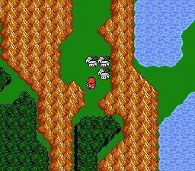 Screen ze hry Final Fantasy III