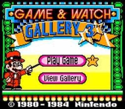 Screen ze hry Game & Watch Gallery 3