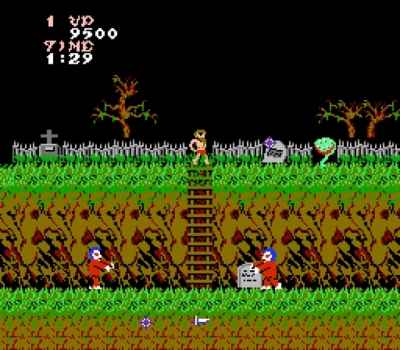 Screen ze hry Ghosts n Goblins