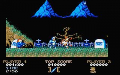 Screen ze hry Ghosts n Goblins